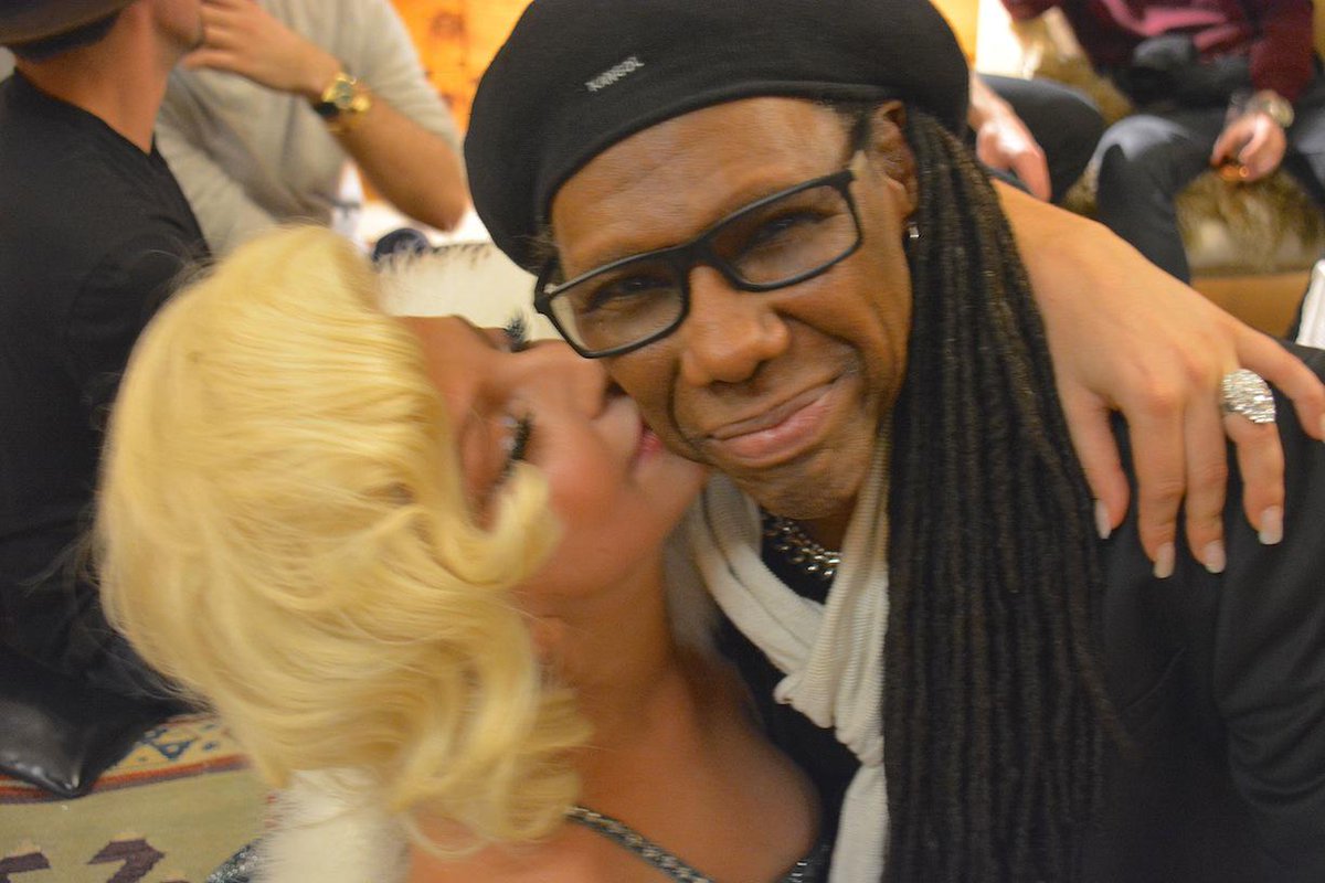 nilerodgers's tweet photo. Now that's what I call a #Christmas party @ladygaga @nilerodgers http://t.co/Lbr6ay40xd http://t.co/GJ095x651H