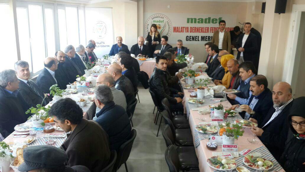 Malatya Dernekler Federasyonu yönetimi ve kıymetli Malatyalılarla.Tekrar buluşmak dileğiyle...