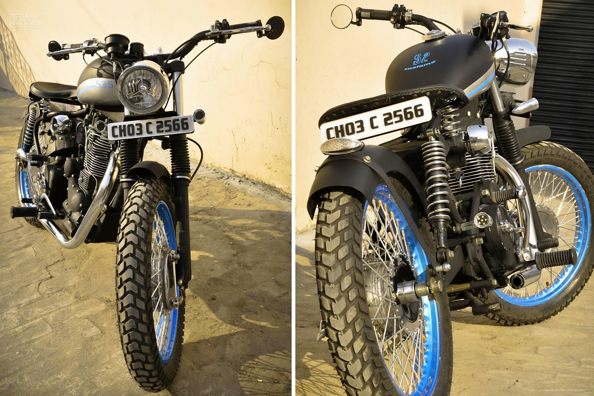 castrolbiking's tweet photo. #IndianCustom of Royal Enfield by S2 Customs!

What do you think? Hit or a miss? http://t.co/6D4lnyFRrA