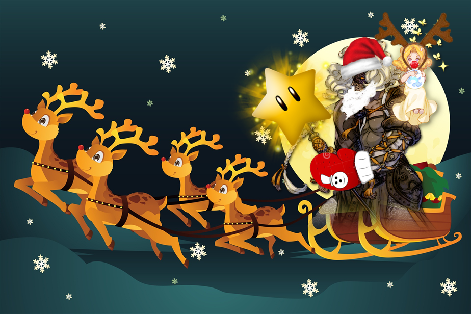 revyntay's tweet photo. Tis the season to be jolly! :D :D #maytheoddsbeeverinmyfavour  #TerraBattleChristmas @terra_battle @terra_battle_en http://t.co/E39fpZSFQe