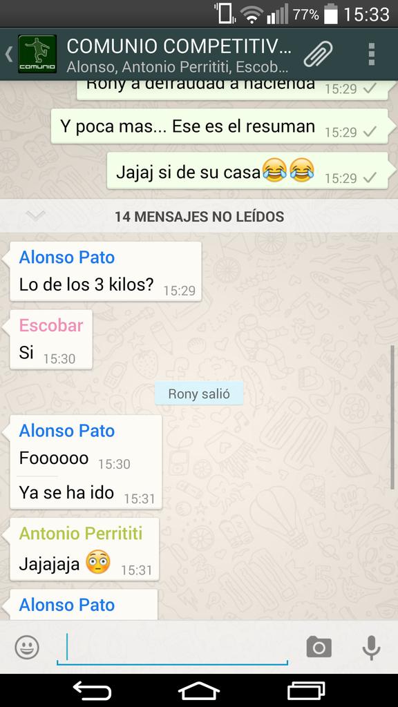 El presagio de una derrota!! Al 15 va la vencida!! #ComunioCompetitivo 👎👏