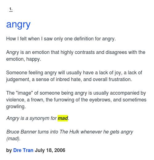 Urban Dictionary On Twitter Fazrul 444 Angry How I Felt When I