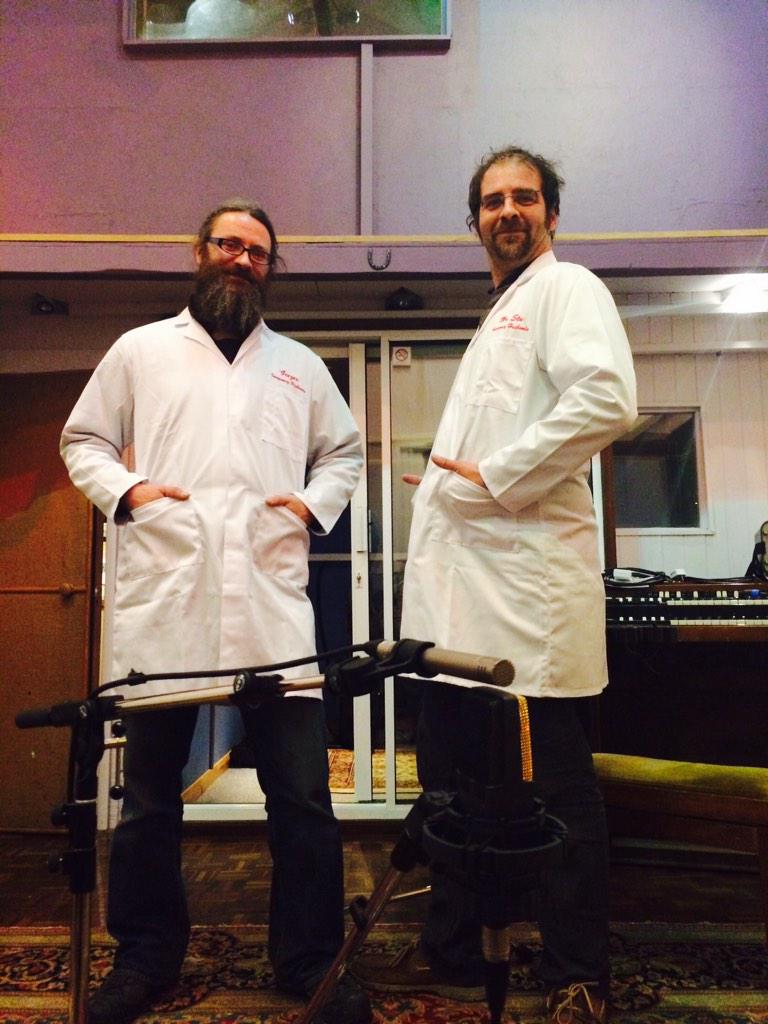 Real #men wear #labcoats! @WoodwormStudios
