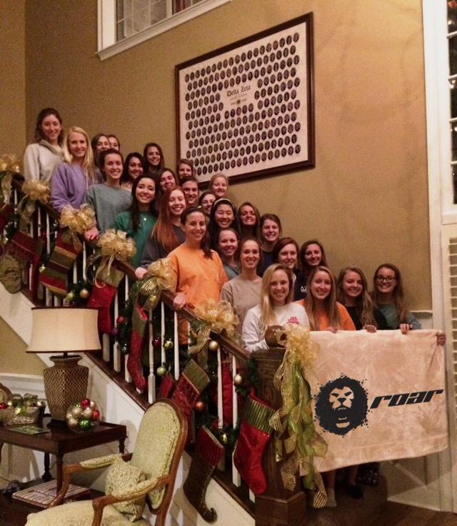 RoaringApp's tweet image. #roarback to the #secchampionship game launch in appreciation of @DeltaZetaUGA #retweetwinner #roar #startup #contest