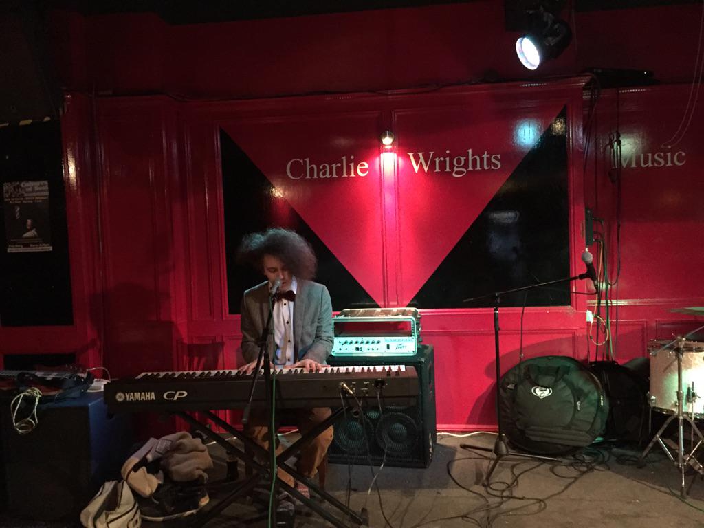 SamJohnsonMusic's tweet photo. On stage at @charliewrights http://t.co/G8ZYpb5shp