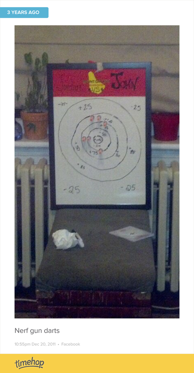 StephNorfleet's tweet photo. back when we all had at least one nerf gun each. miss my old roomies! http://t.co/xKPN9zhtgT http://t.co/6bWg67UOan