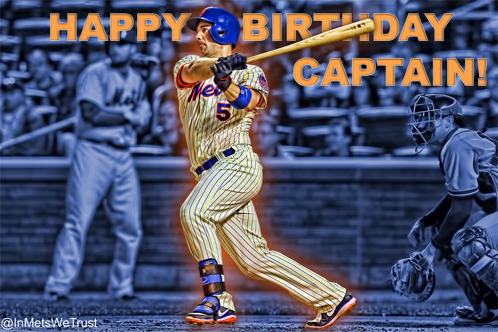 Happy Birthday, Captain David Wright! 