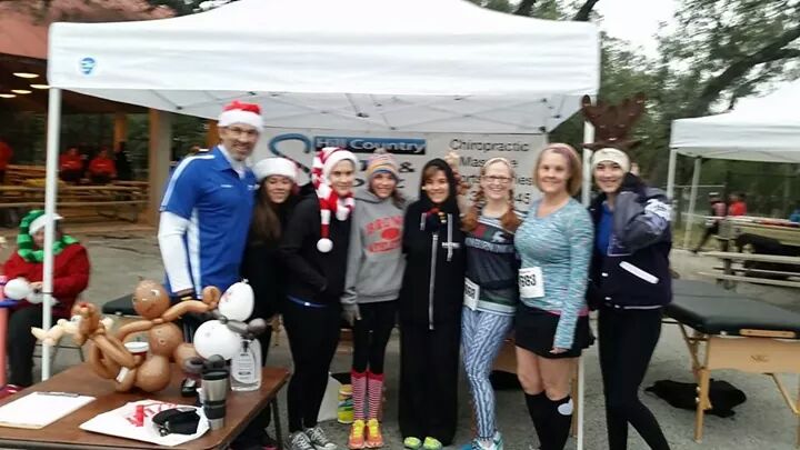 DrPatrickDoyle's tweet photo. Staff and patients at the IRun jingle trails run.  What a great event. Silly McNilly was there spreading the love too http://t.co/Gd711osNSP