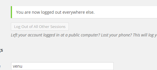 venuheartz's tweet image. #wordpress4.1 is out. You can logout from everywhere