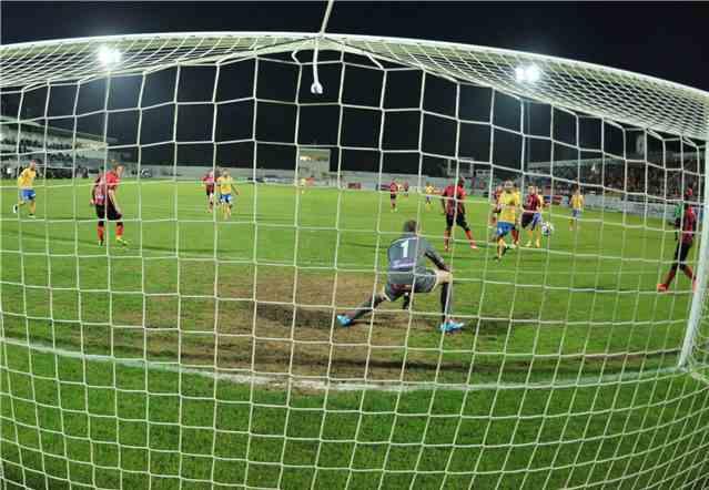 Bogatinov conceded his goal on this shot Bogatinov conceded his goal on this shot
