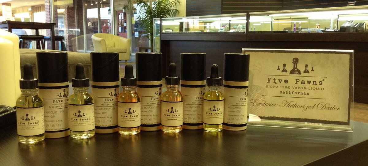 AllVapors's tweet photo. Experience the exquisite taste of #FivePawns signature #eLiquid series! Delicious! http://t.co/HwCyUNMcWn #Vape http://t.co/53H3iFizUf