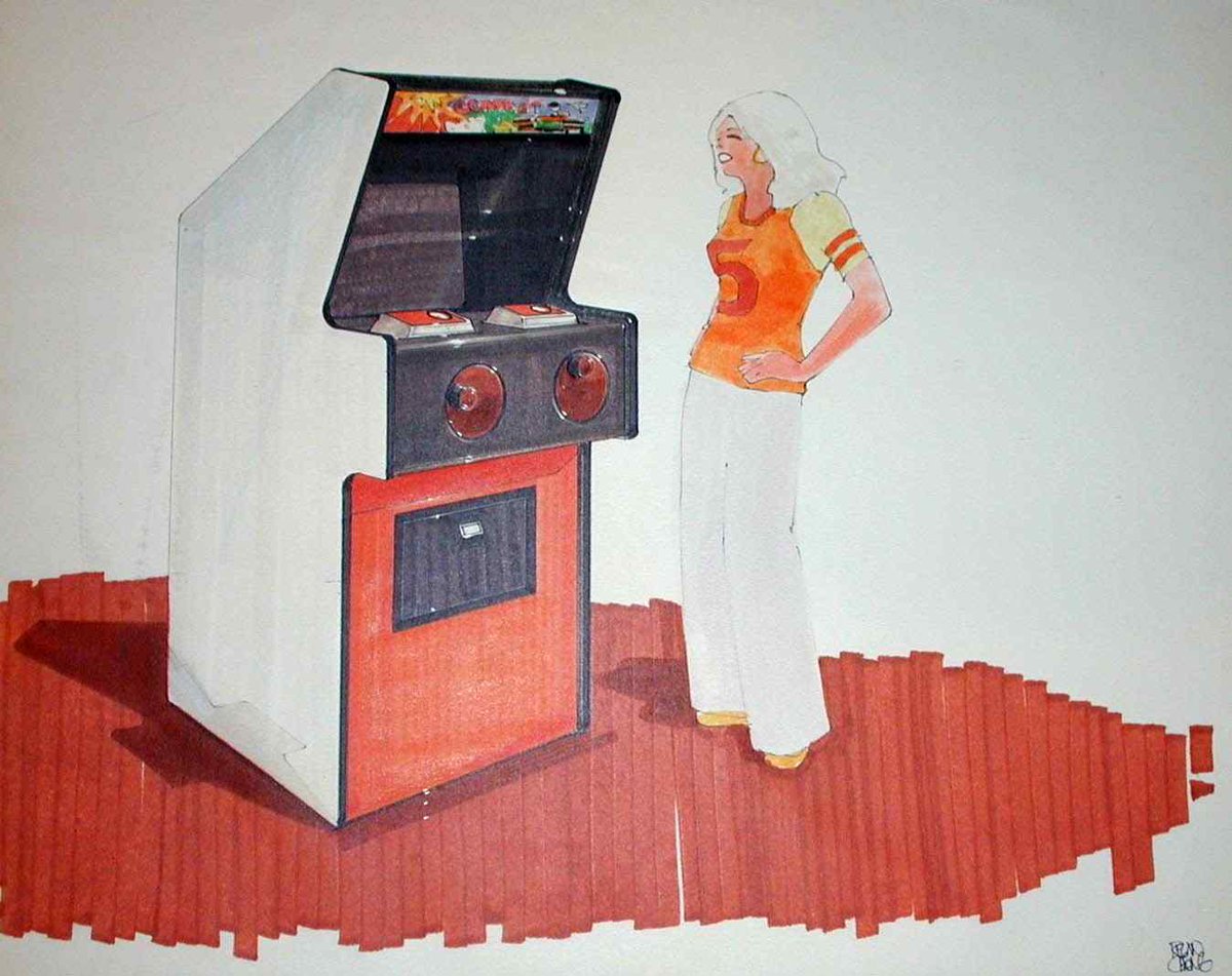 Finger_Bug's tweet photo. #atari concept art #1970s #retrogaming fingerbug http://t.co/OgsW7VA7Z2