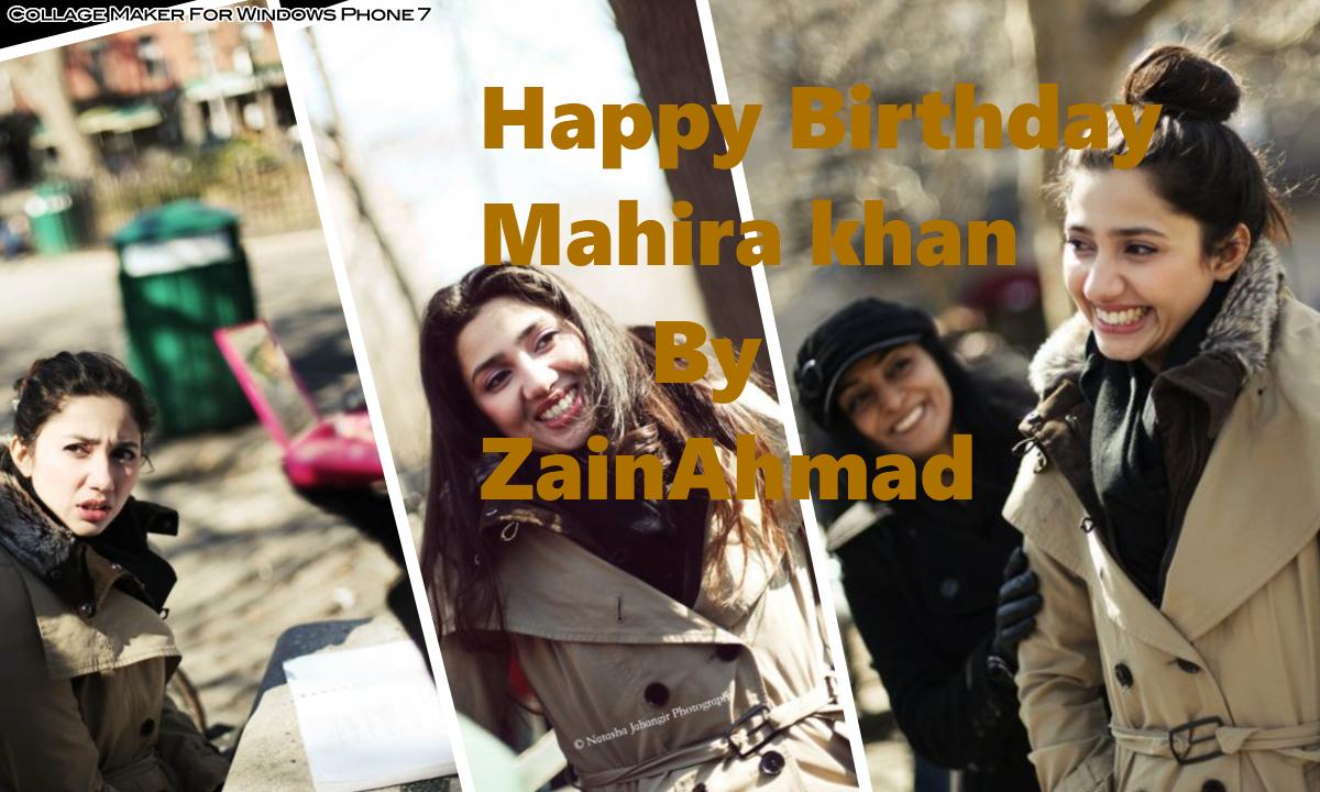 JUST MAHIRA!!! Birthday Mahira khan 