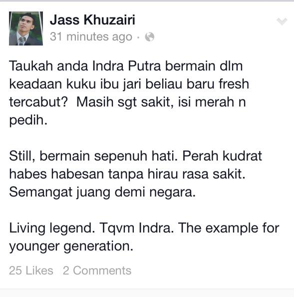 ayshardzn's tweet photo. Thanks for info Doc @Jasskhuzairi. So long, Indra. http://t.co/0aEm7cKbZ8