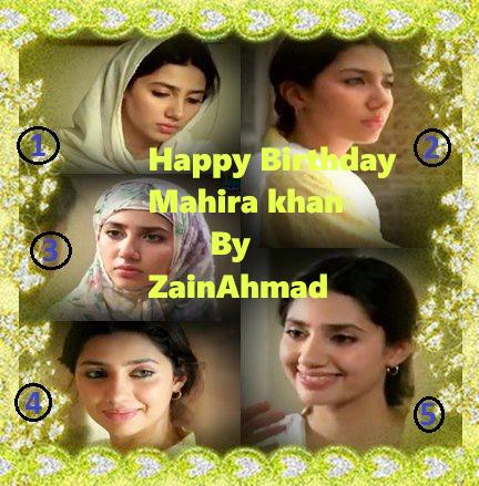 Most talented Lady Birthday Mahira khan 