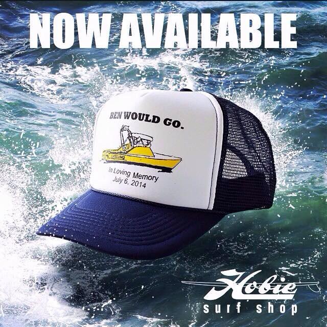 #benwouldgo hats, tee shirts available at Hobie Surf shop in CDM.