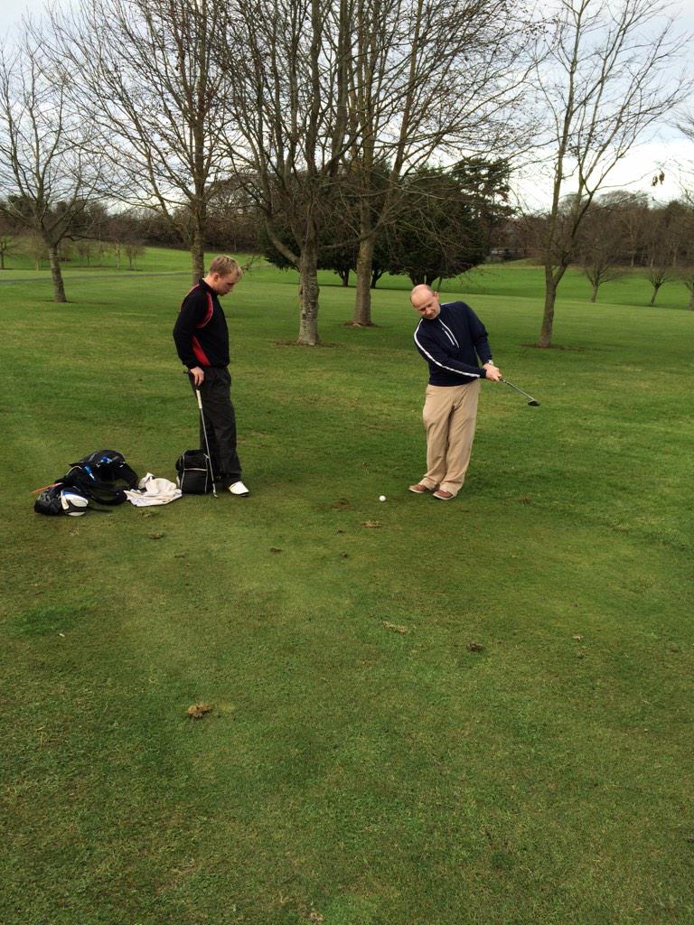 FMGolfAcademy1's tweet photo. Doing some short game work earlier today with FMGA student @eoghanodonovan. #usethebounce http://t.co/b0KFpuEuMt