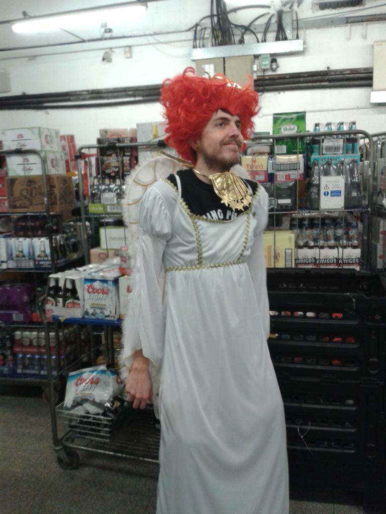 Best fancy dress ever Miles as an angel. Customers loved it <a href="/Chris_OBrien32/">Chris O'Brien</a> <a href="/nanamoon20/">liz davies</a>