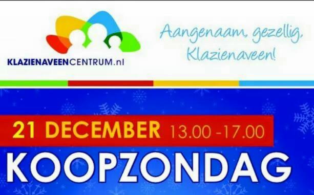 Meer dan 120 winkels ,dat is Klazienaveen.
Parkeren bij de winkels ,het kan in Klazienaveen.
Aangenaam Klazienaveen