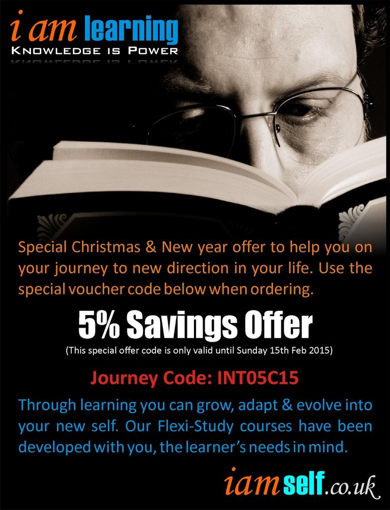IAMSELF_LIMITED's tweet photo. #IAMLearning Start New Year with new direction with new knowledge &amp; self development. #specialoffer #study #courses http://t.co/IpEaXlAqUe