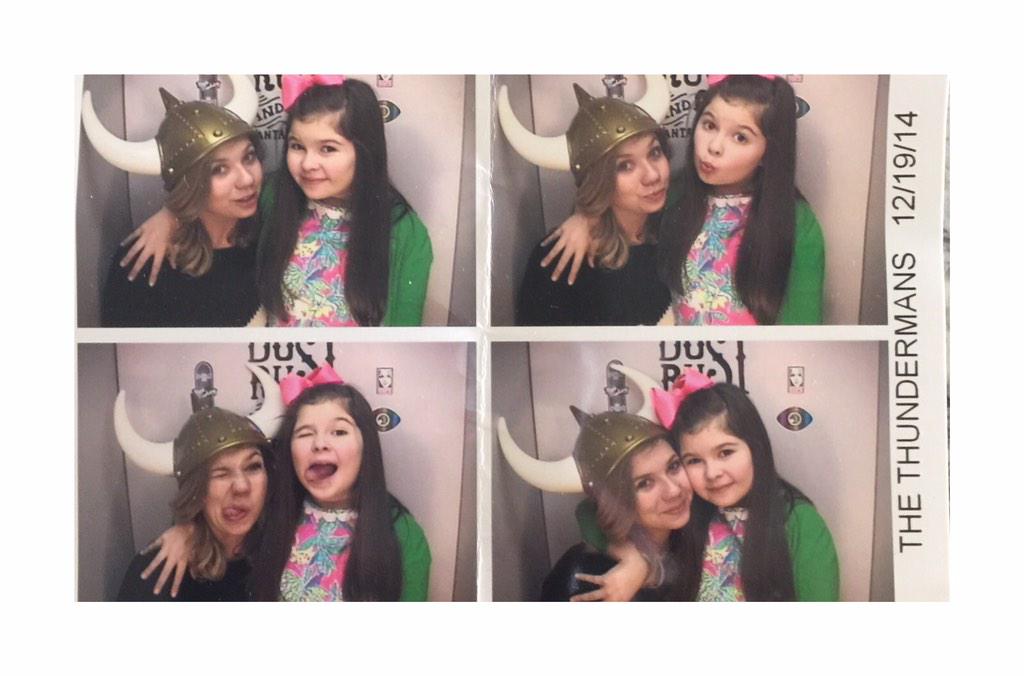 AddisonRiecke's tweet photo. #Thundermans Season 2 wrap party photo booth with @cortnishaffer ⚡️ http://t.co/IBlPAbyjq0