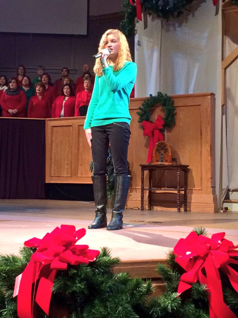 jessjinkerson's tweet photo. Way to go @MycaSutton! Great job on your solo in #TheEmptyStocking http://t.co/vkFPG4qnU6