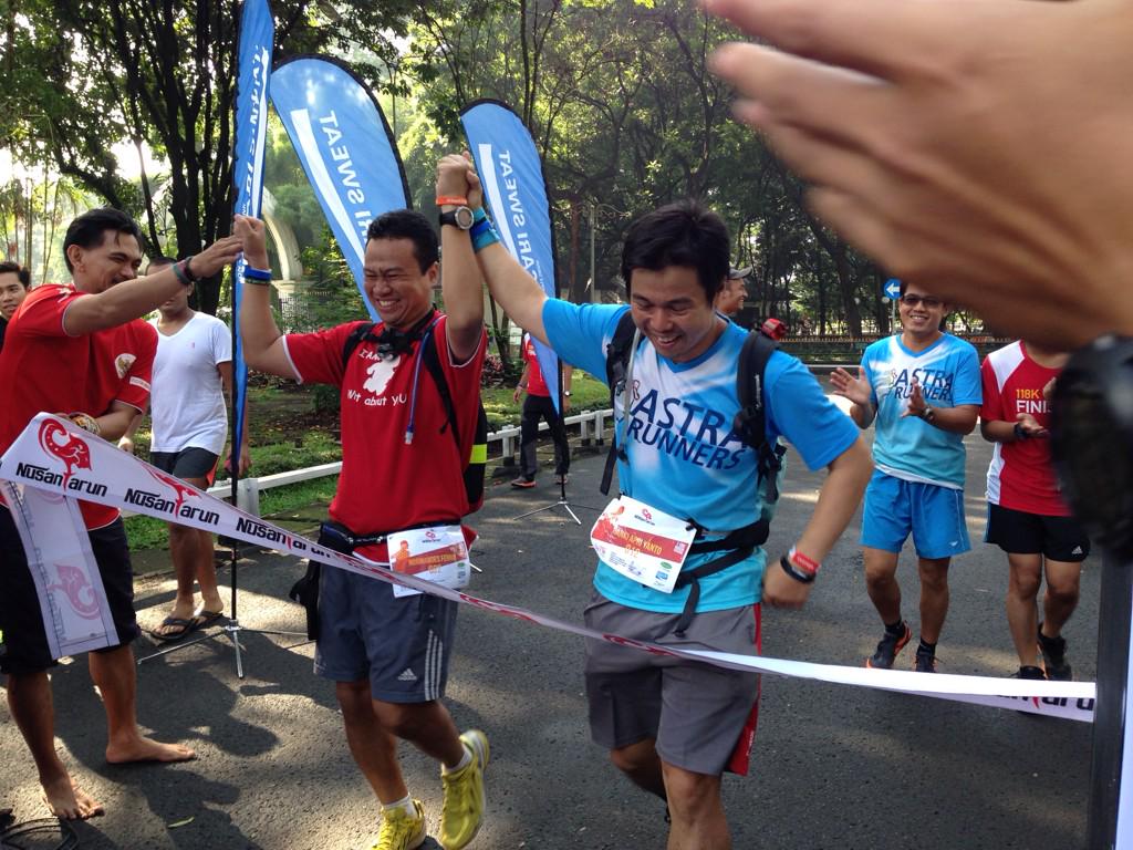 2 last finisher! #NusantaRun #118k