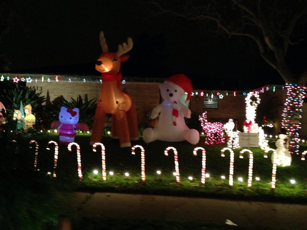CallerAllison's tweet photo. The folks at #candycanelane have outdone themselves this year #christmaslights http://t.co/TFcQd5SNrq