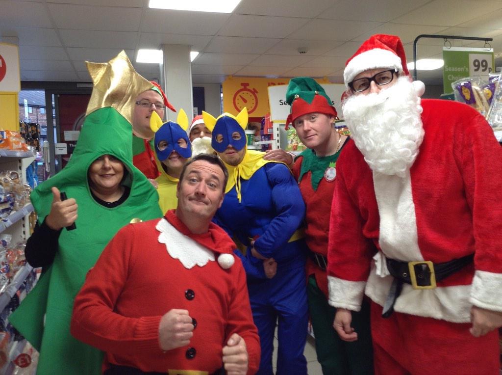 Great to be joined by Mr and Mrs Banana-man at Middleton Langley, great to see the team. Merry Christmas...