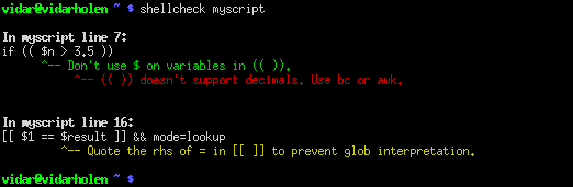 FreeITAthens's tweet image. #ShellCheck is a static analysis and linting tool for sh/bash scripts buff.ly/16Dqnn1 #CLI #linux #bash