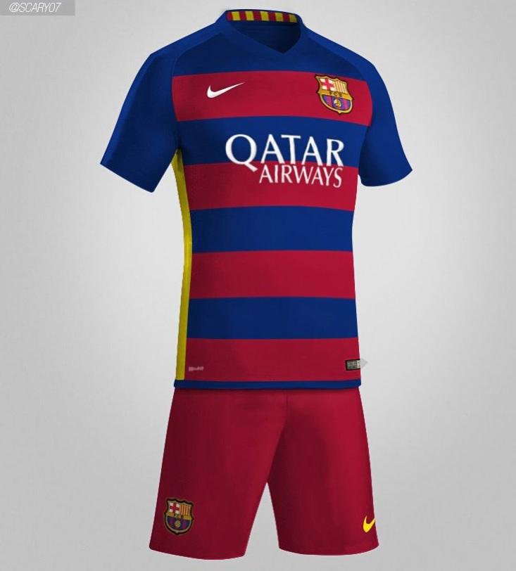 stevenkylehow's tweet image. Fc barcelona kit 2015