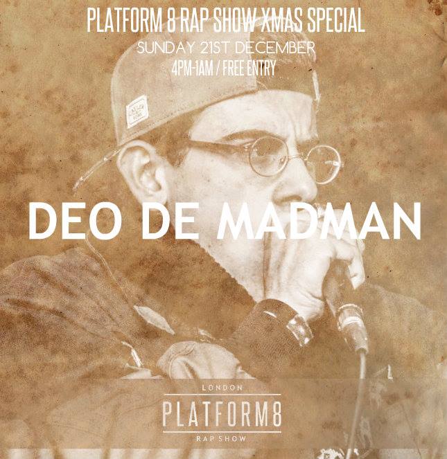 madman_900's tweet photo. come see me rap at @LondonLyricist Lounge #Platform8 Xmas Party @Lockside_Lounge on Sun 20th Dec 4pm-1am #hiphop http://t.co/uw1jZ80uKx
