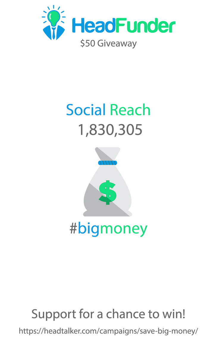 We are giving $50 to one lucky supporter for our HeadTalker campaign! Add your support here: headtalker.com/campaigns/save…