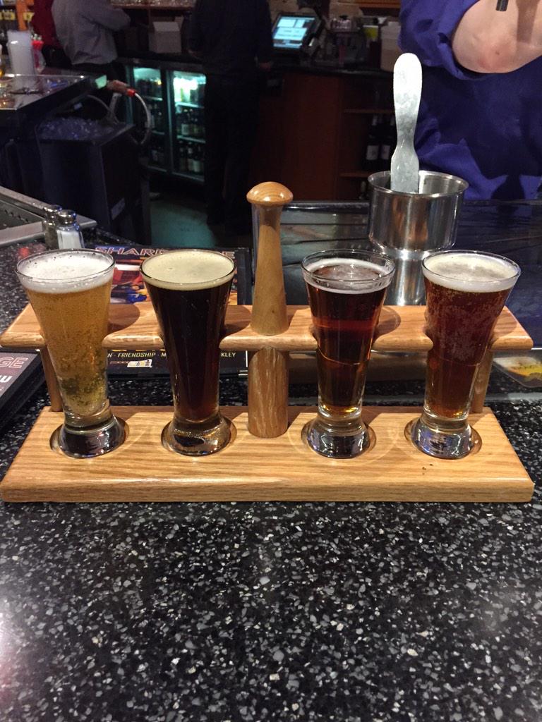 edlicious1's tweet photo. Belgian sampler with the rat at Sharp Edge #burgh http://t.co/BweBc6zvj3
