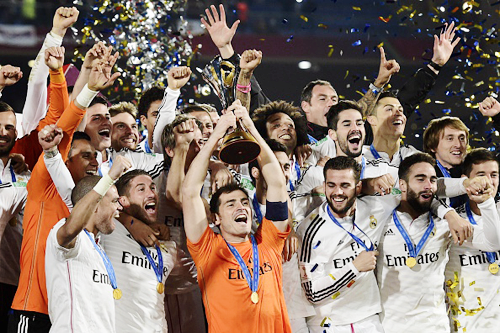 MotivacionesF's tweet photo. Real Madrid en el 2014:

Copa del Rey.
Champions League.
Súper Copa de Europa
Mundial de Clubes. http://t.co/oTSYInsssB