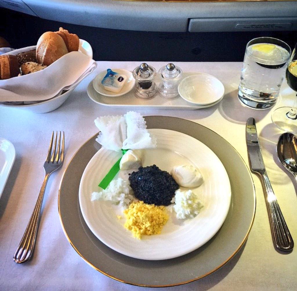 BackBayMemoirs's tweet photo. Nothing says betchy like snacking on caviar in first class. #backbaybetch http://t.co/UDlUsOJpmo