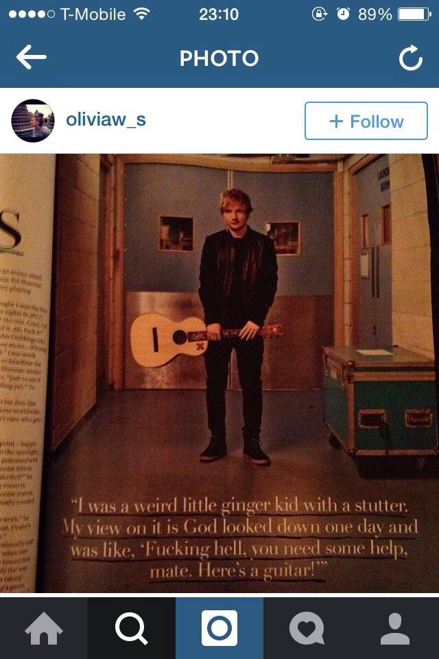 gemmm_x's tweet photo. "@ohmygollygosh_: why I love ed sheeran http://t.co/Zzr8EbGKk4" @Becca_Grieve123 you'll live this xx