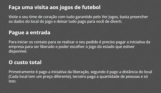 VerJogos's tweet photo. Visite o seu time de coração com tudo garantido pelo Ver Jogos, basta preencher os dados do local do jogo. http://t.co/cp5sw3x74U