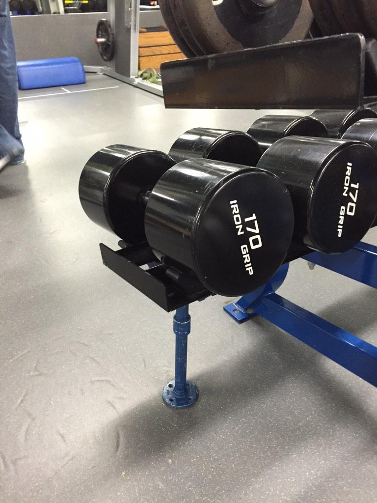 ClintInMontana's tweet image. Found my curl weights in the Cowboy's weight room on the @StarSportsTours trip to Valley Ranch. #notreally #notstrong
