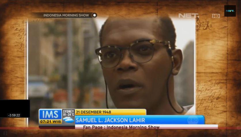 Today\s History 21 Desember 1948, aktor Hollywood Samuel L. Jackson lahir. Happy Birthday! 