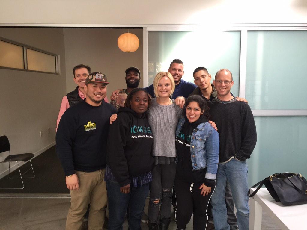 Awesome class today with <a href="/MalinAkerman/">Malin Akerman</a> joining our fun. We love her!