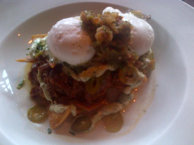 World class chilaquiles at brunch. Muy bueno.