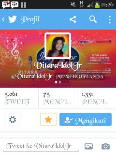 syarkawii_'s tweet photo. Amazzing ayyey....udah meningkat yg follow ne...@VitaraIdolFans @OfcVitaraIdolJR @VitaraIdolJr @Taras4U @S4uTara http://t.co/rke8PxNTvi