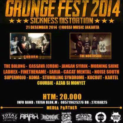 DeeCourbie's tweet photo. Tonight show COURBIE @GRUNGE FEST JAKARTA 2014 at ROSSI MUSIC CAFE JKT 6.30WIB http://t.co/HIXOIjBtBm
