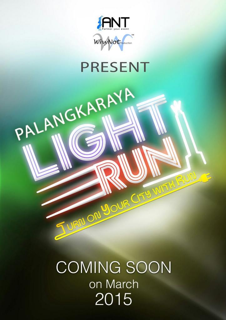 novicoundd's tweet photo. bantu promote ya min... @EventPlk #PLKlightrun http://t.co/R6kiLoTcoG