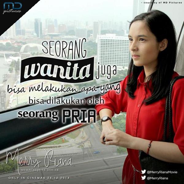 Ayok nonton gaess "<a href="/MerryRianaMovie/">MERRY RIANA MOVIE</a>: Seorang wanita jg bs melakukan apa yg dilakukan oleh seorang pria.  24.12.2014 "