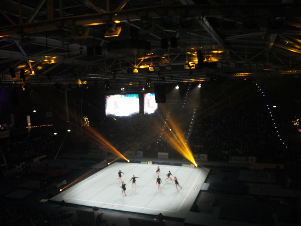 Mooie hal hoor de Topsporthal in Almere. @UniveGymGala