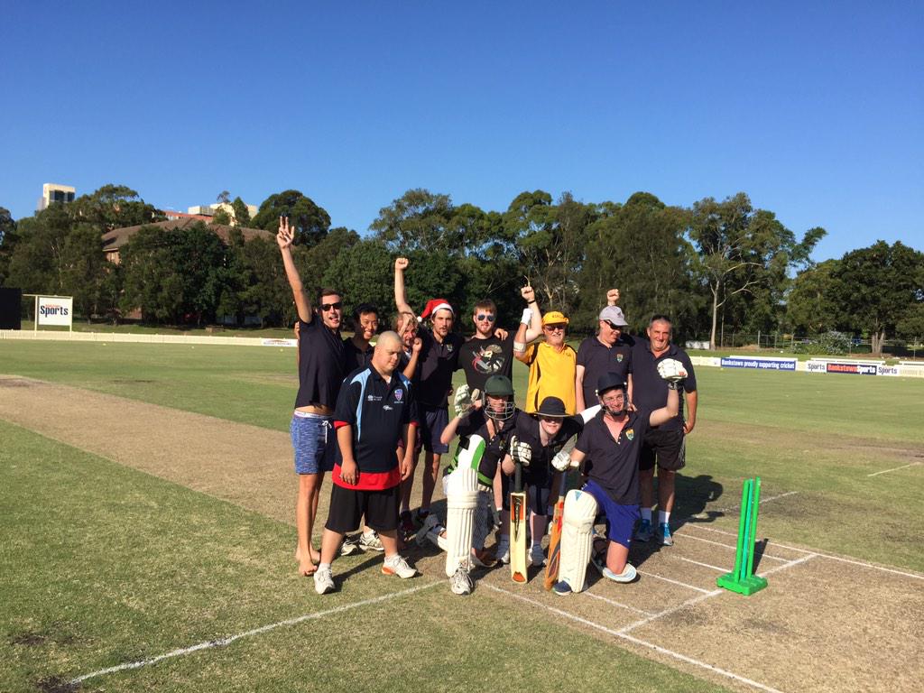 BulldogsCricket's tweet photo. Well done David and Matt Clifton and mates for running All Abilities cricket Gala at Memorial Oval this evening. http://t.co/xPk9blyW9K