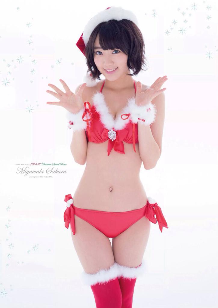 週刊プレイボーイ 2014 No.52 付録防水ポスター、宮脇咲良・渡辺麻友