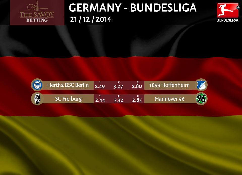 Germany - Bundesliga. Bugünün Bahisleri. Şimdi bahisler savoybetting.com/sport/#today/1…